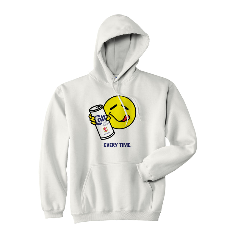 Smiley Hoodie / White