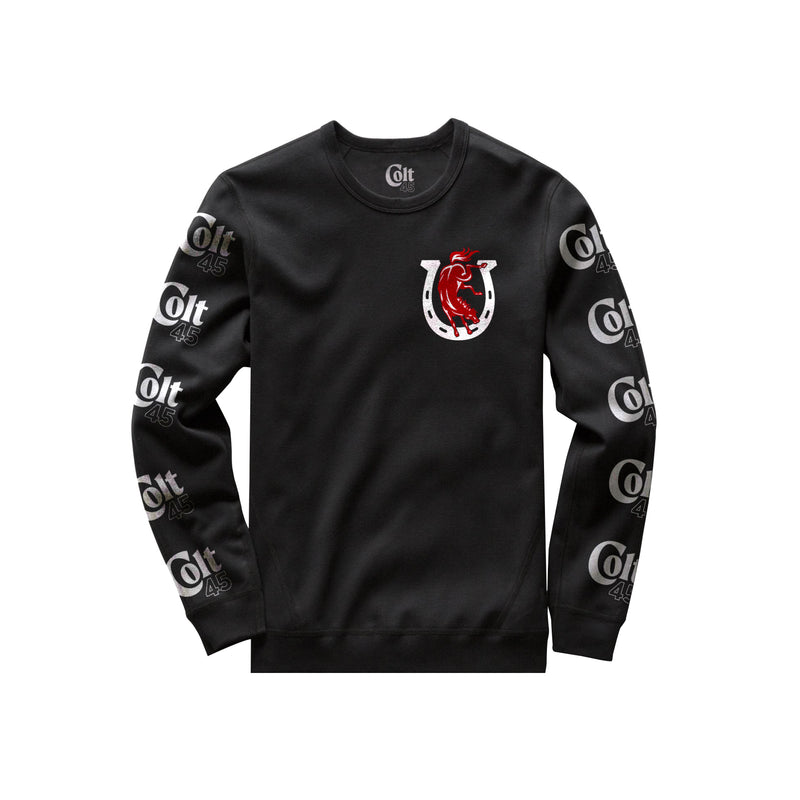 Horseshoe Crewneck / Black